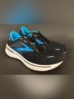 Brooks Adrenaline GTS Running Shoes - Black, Blue & White